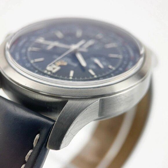 Breitling Transocean Stainless Steel Blue Dial 46mm Automatic Men's Watch AB0510 - Picture 3 of 9